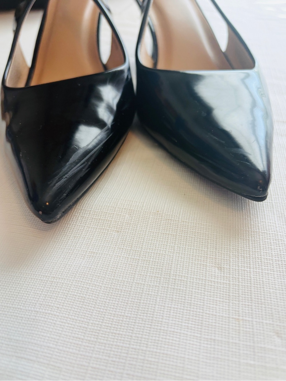 a new day Black Pointed-Toe Slingback Heels - Picture 3 of 7